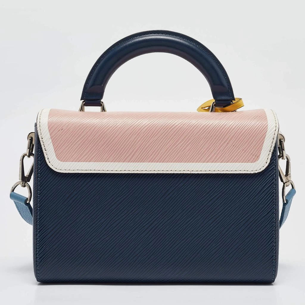Louis Vuitton Louis Vuitton Blue/Multicolor Epi Leather Peace Love Twist MM Top Handle Bag 4