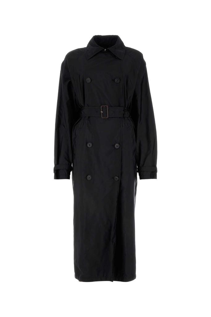 Prada Black Re-nylon Trench Coat