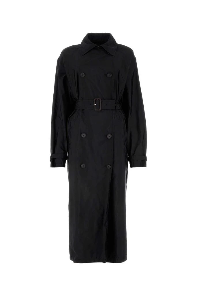 Prada Black Re-nylon Trench Coat 1