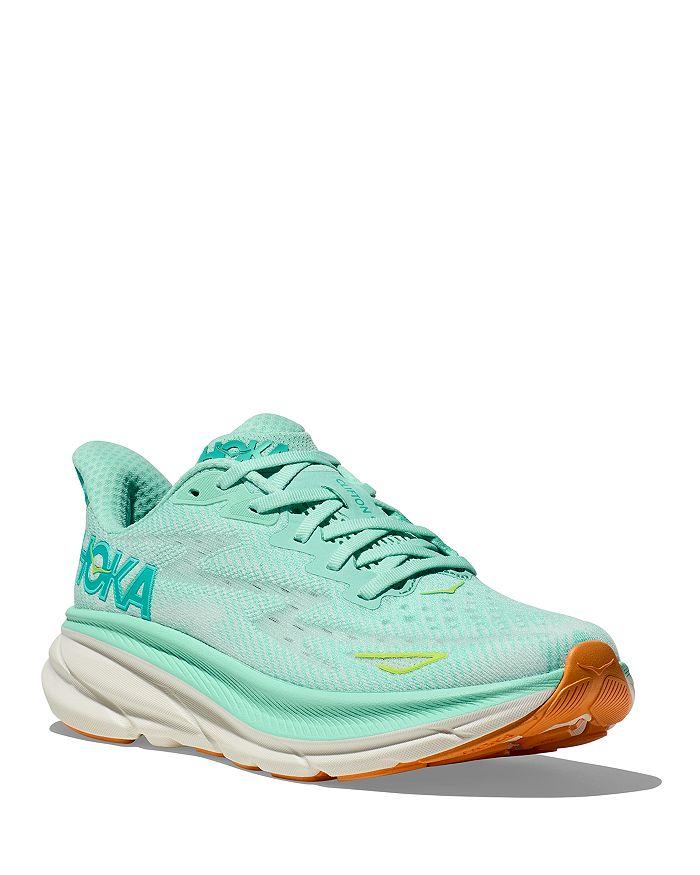 Hoka One One Women
s Clifton 9 Running Sneakers in Seafoam