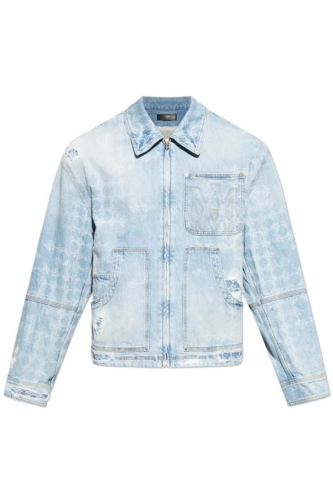 AMIRI Amiri Logo Detailed Denim Jacket 1