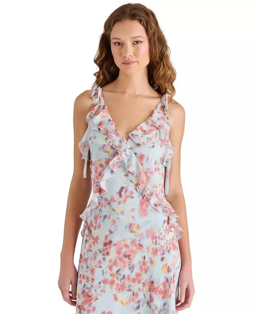 Steve Madden Women's Adalina Ruffle-Trim Chiffon Dress 5