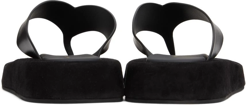 The Row Black Ginza Sandals 2
