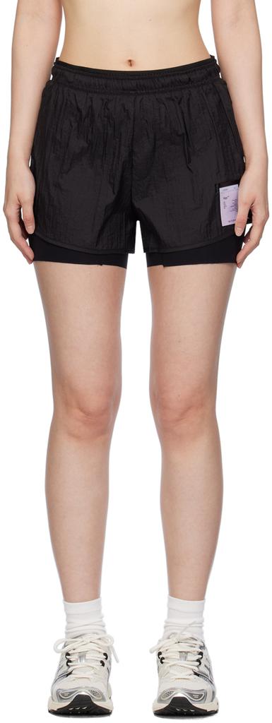 Satisfy Black 3" Shorts