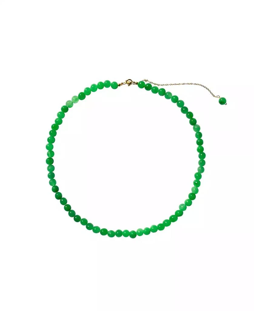 seree Lime — jade beaded necklace