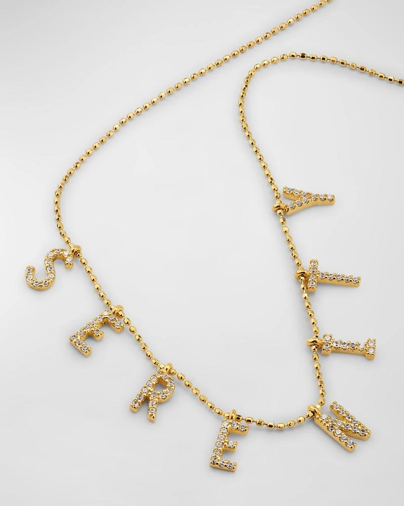 Tai 14K Gold-Plated Sterling Silver 8-Letter Personalized Necklace 3