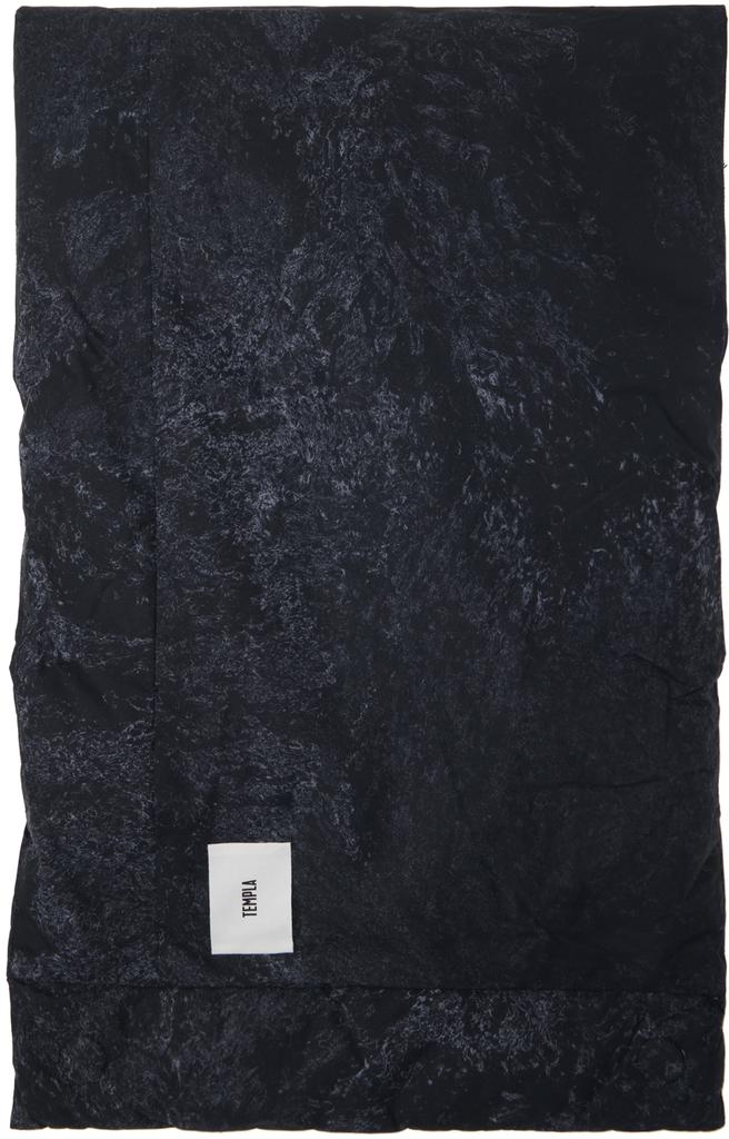 TEMPLA Black Adhara Down Scarf