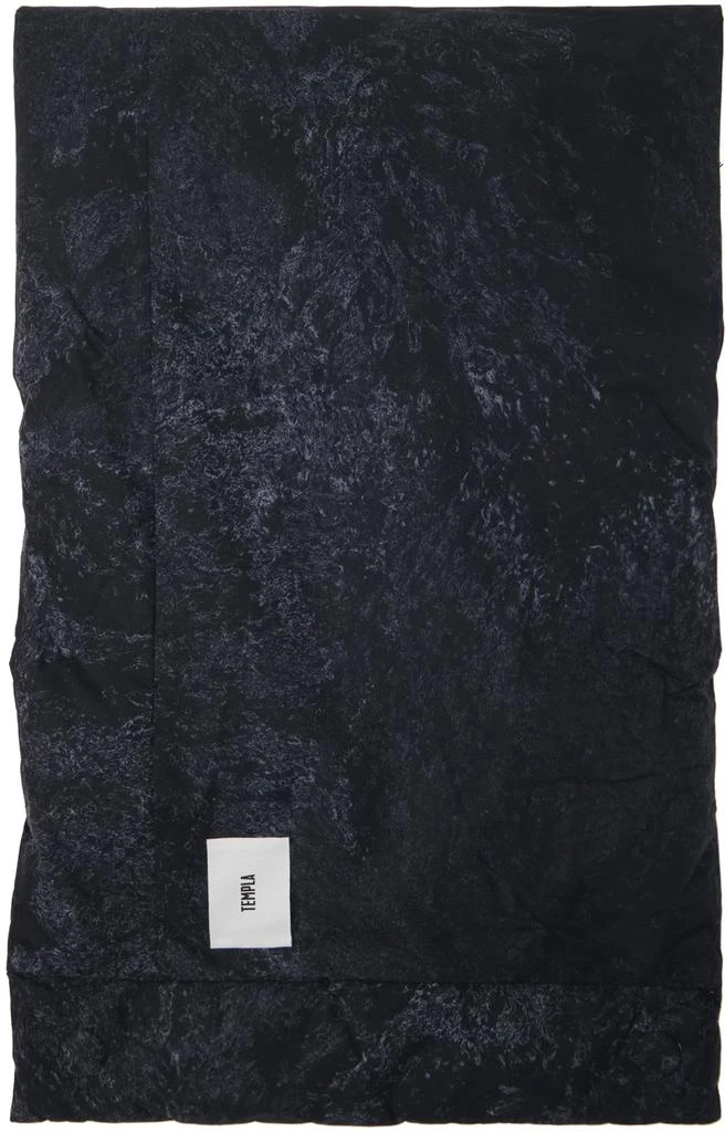 TEMPLA Black Adhara Down Scarf 1