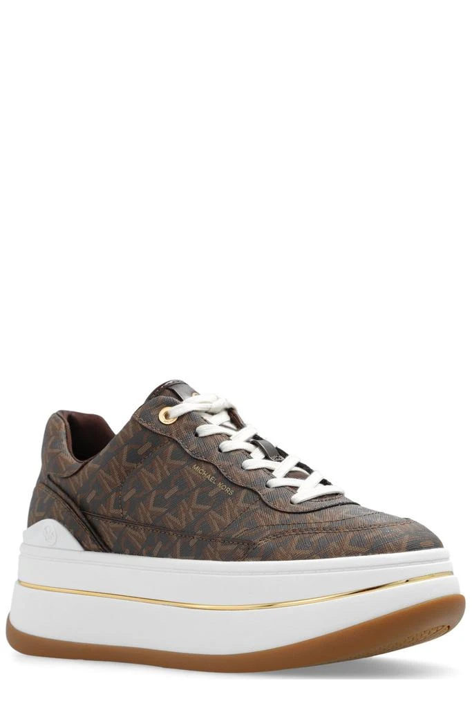 Michael Kors Michael Michael Kors Hayes Allover Logo Platform Sneakers 2