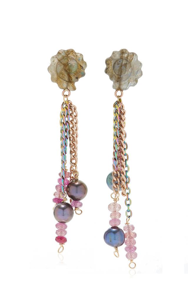 Joie DiGiovanni Joie DiGiovanni - Santorini Sunset Pearl; Seashell Earrings - Multi - OS - Moda Operandi - Gifts For Her