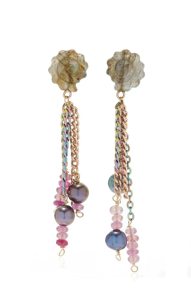 Joie DiGiovanni Joie DiGiovanni - Santorini Sunset Pearl; Seashell Earrings - Multi - OS - Moda Operandi - Gifts For Her 1
