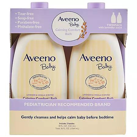 Aveeno Aveeno Baby Calming Comfort Bath Wash 18 fl. oz., 2 pk.