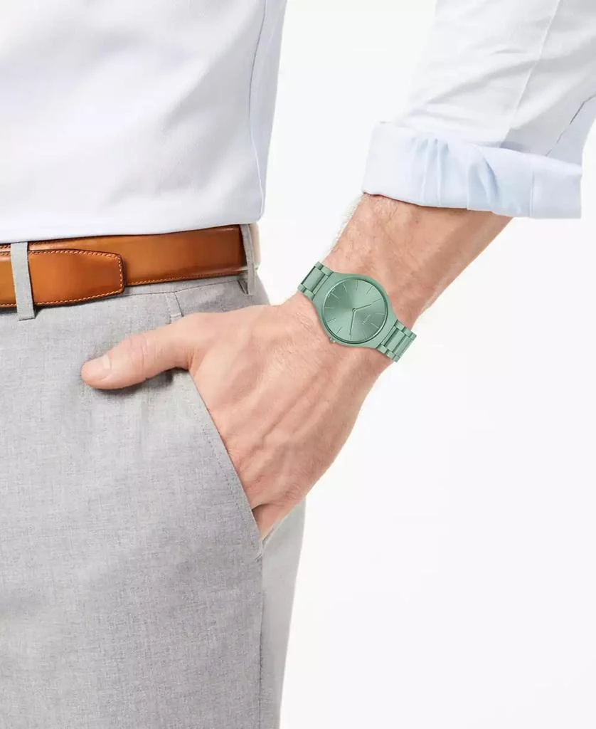 Rado Unisex Swiss True Thinline Les Couleurs Le Corbusier Green High-Tech Ceramic Bracelet Watch 39mm 4