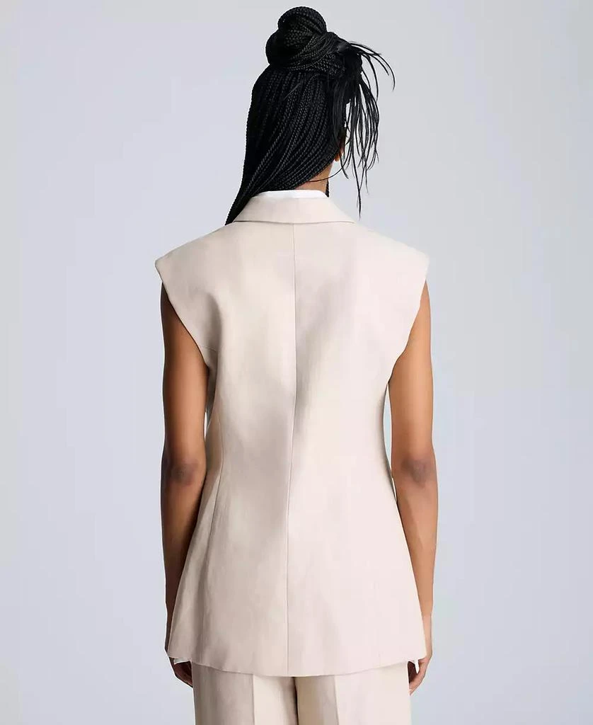 Kenneth Cole Women's Layered Vest With Detachable Front Shirt 2