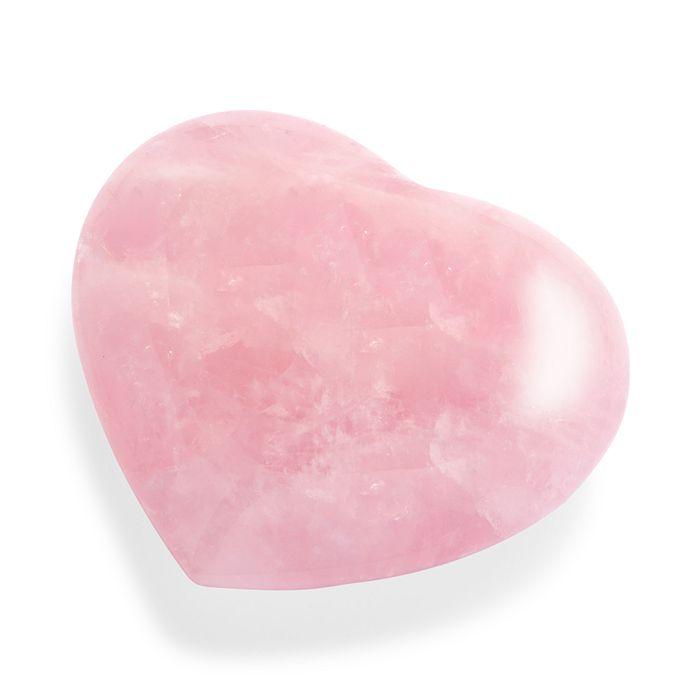 ANNA new york The Cuore Rose Quartz Gemstone Heart