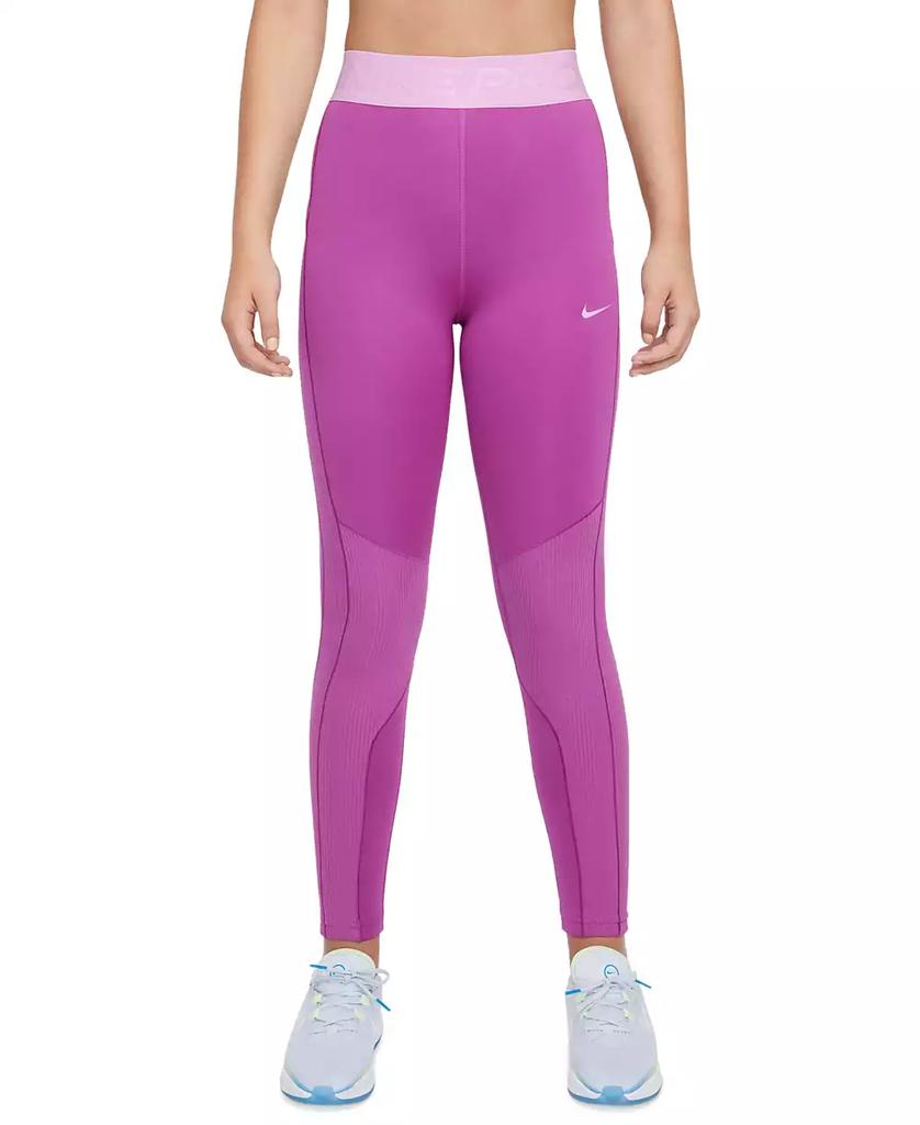 NIKE Pro Big Girls Therma-FIT Mid-Rise Leggings