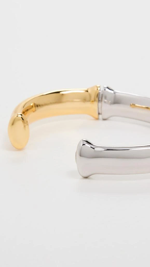 Kenneth Jay Lane Two-Tone Bamboo Bracelet 3