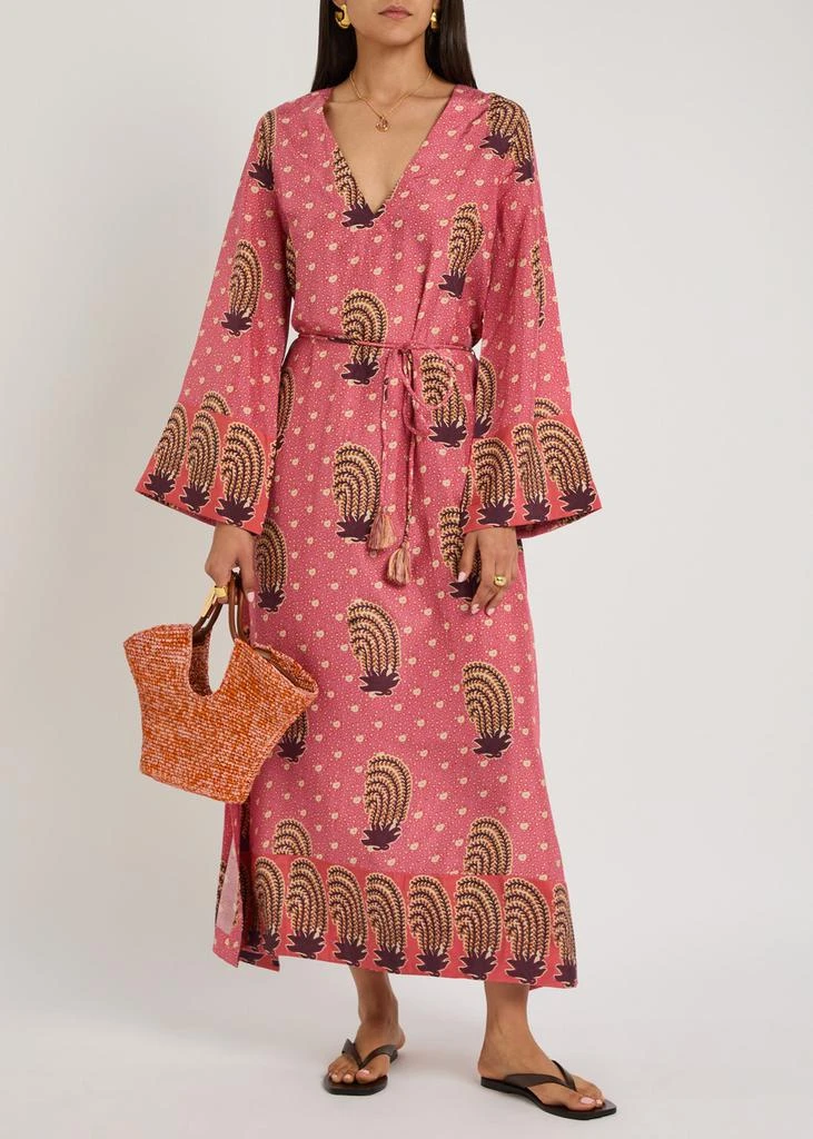 Hannah Artwear Leandra printed silk maxi dress 4