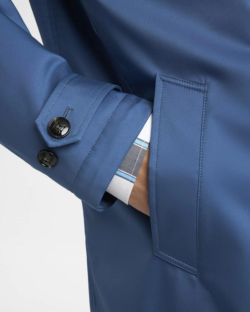 Kiton Men
s Concealed-Placket Raincoat 5