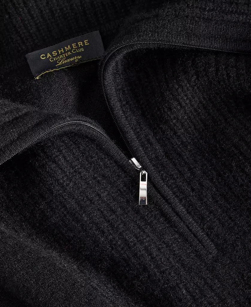 Charter Club 100% Cashmere Women's Quarter-Zip Sweater, Created for Macy's 6