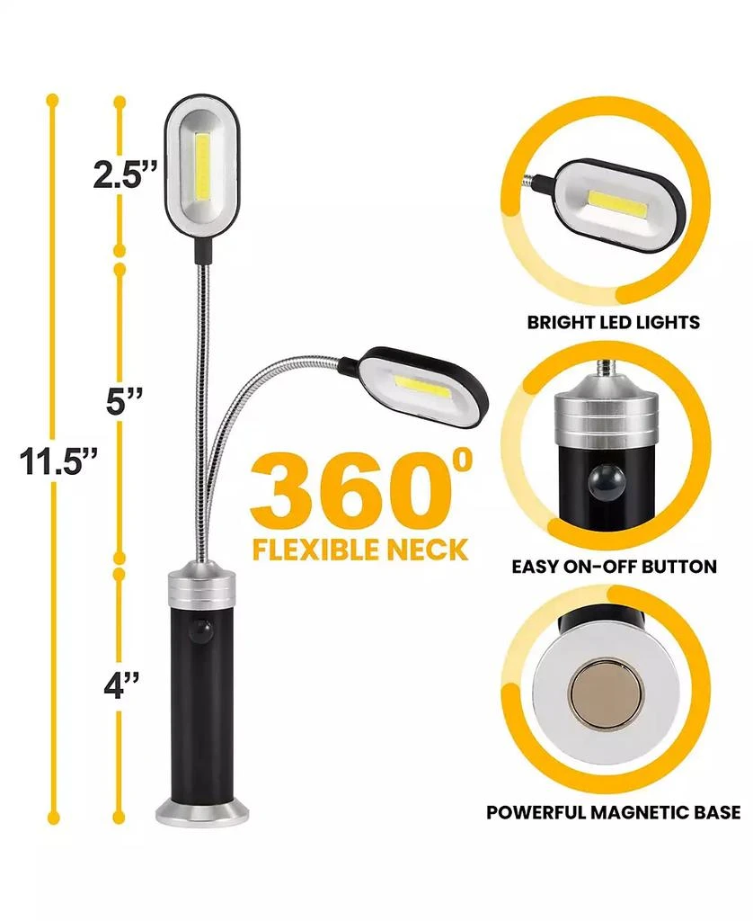 Sorbus 2 Pack BBQ Grill LED Lights with Magnetic Base 3
