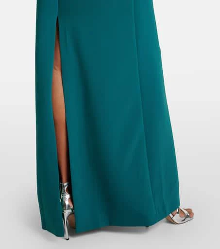 Costarellos Elea embellished crêpe gown 5
