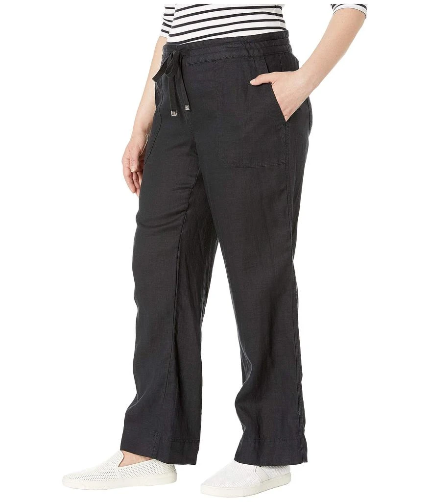 Ralph Lauren Plus Size Linen Wide-Leg Pants 2