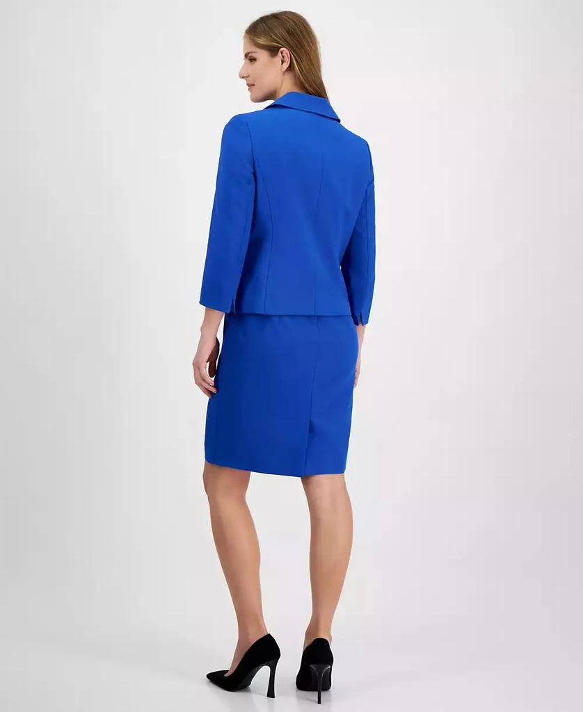 Le Suit Women's Seamed Dress Suit Set, Regular & Petite 2