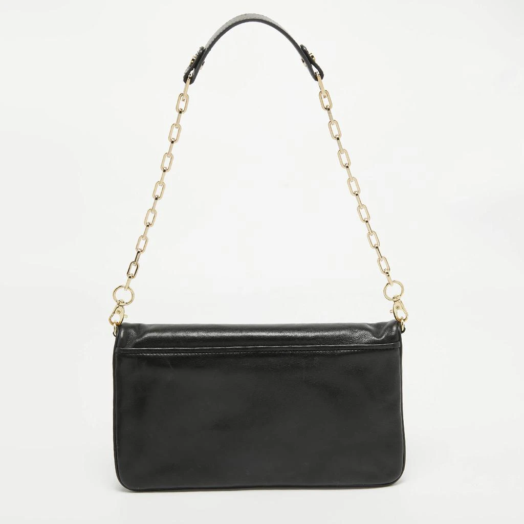 Tory Burch Tory Burch Black Leather Reva Chain Flap Bag 4