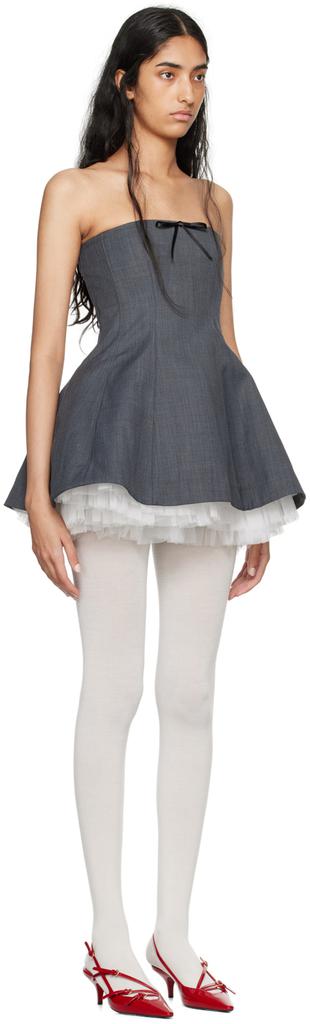 Shop Gray Two-Piece Minidress on Sale at BeyondStyle – Get