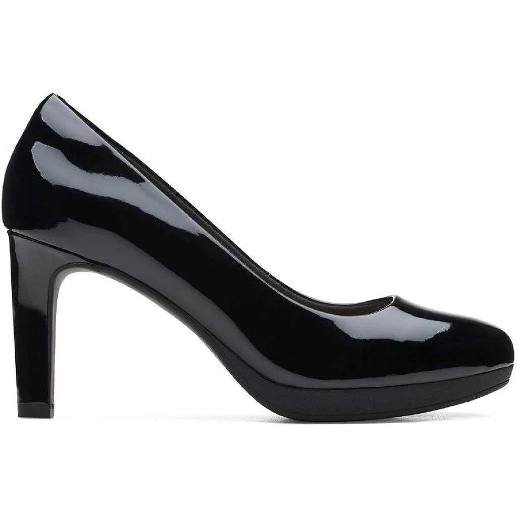 Clarks Ambyr Joy Womens Patent Slip On Platform Heels 2