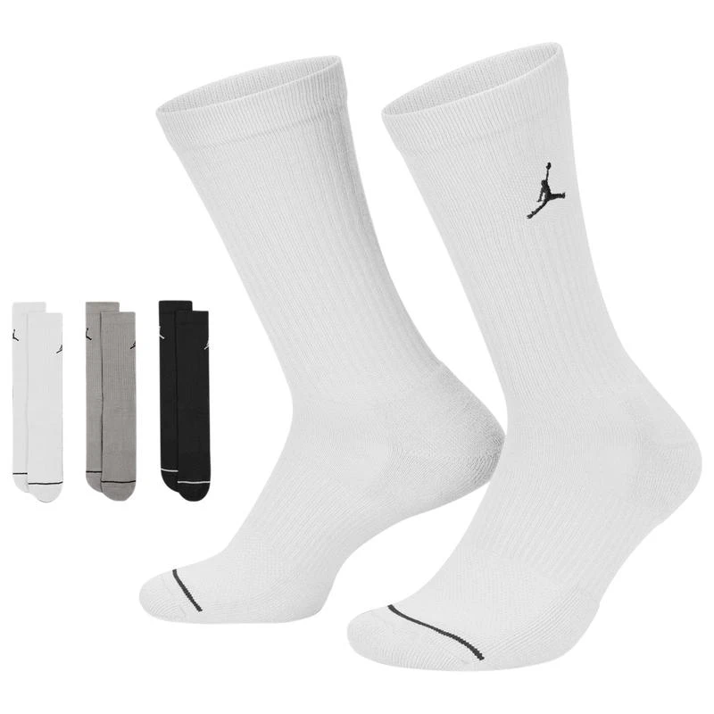 Jordan Jordan Every Day Cushioned Crew 3 Pack Socks - Men's 1