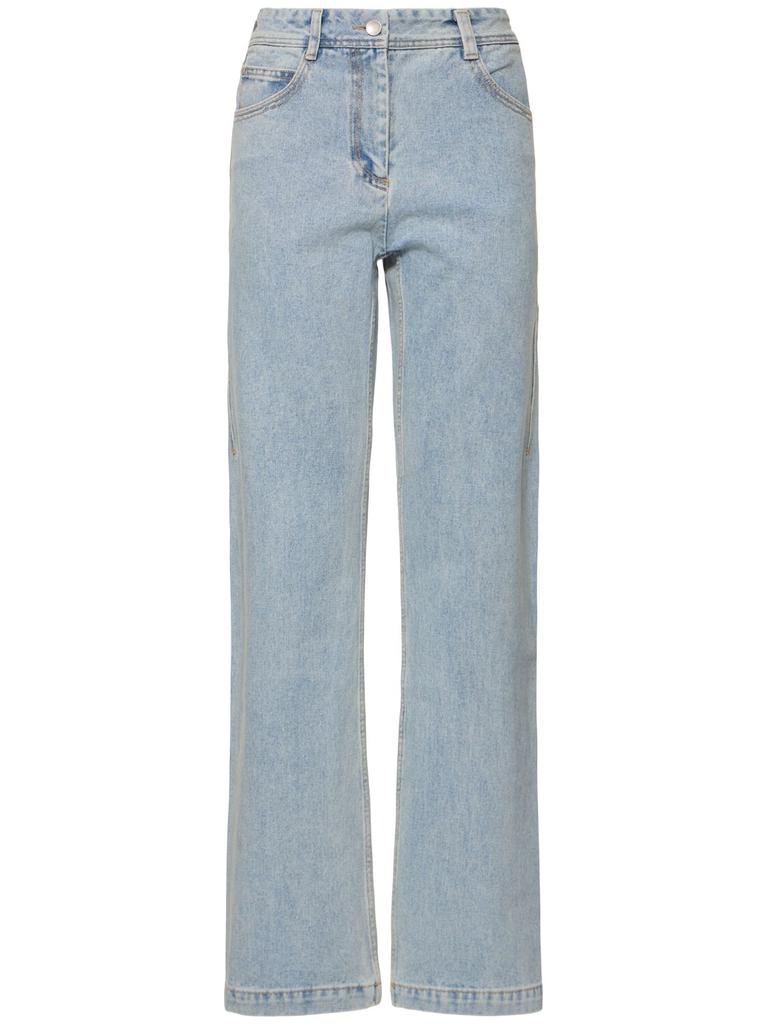 Low Classic BELTED DENIM BERMUDA PANTS - Leggings - BeyondStyle