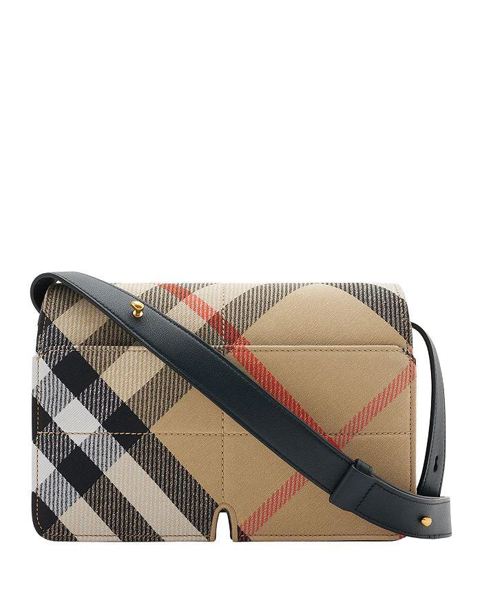 Burberry Snip Check Jacquard Shoulder Bag 8