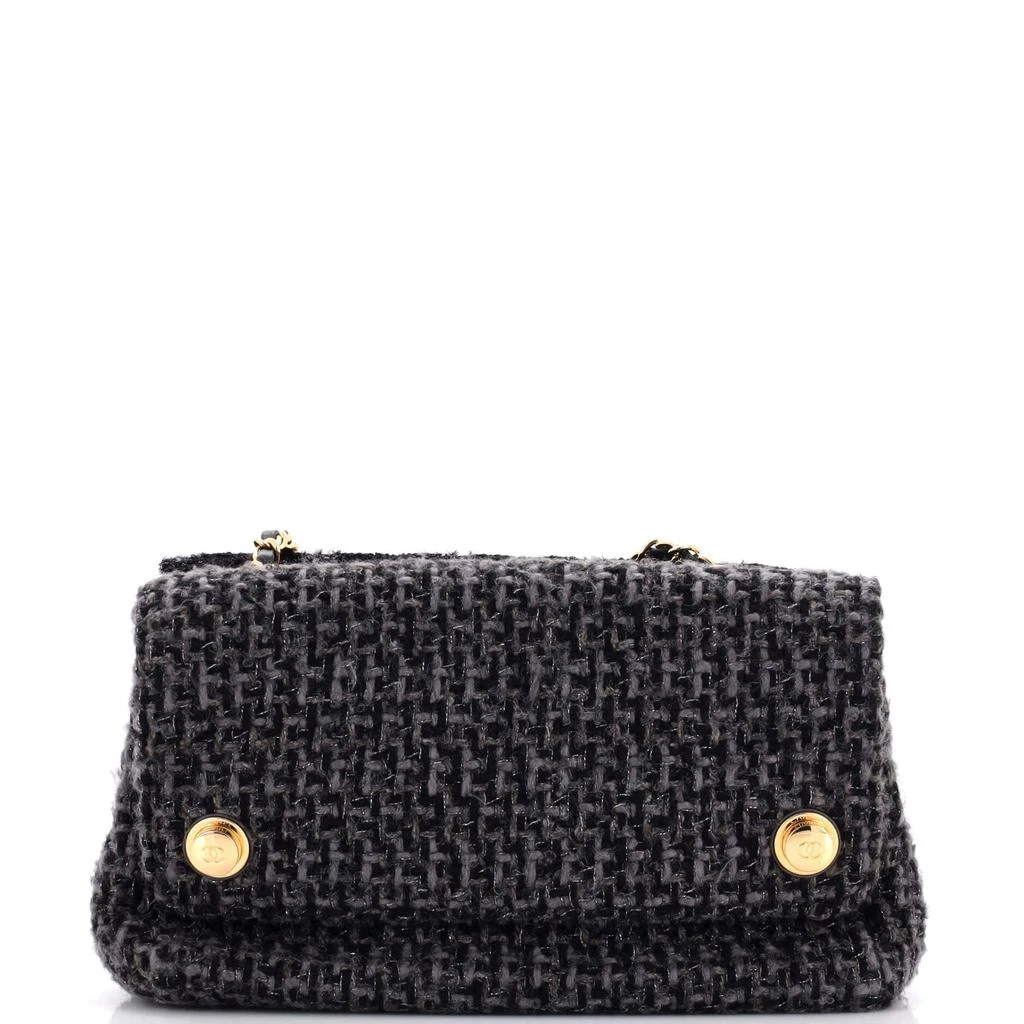 Chanel Paris-Hamburg Double Side Flap Bag Tweed Medium 4