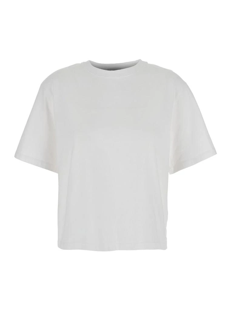 AGOLDE 'Sulma' White Crewneck T-Shirt In Cotton Woman 1