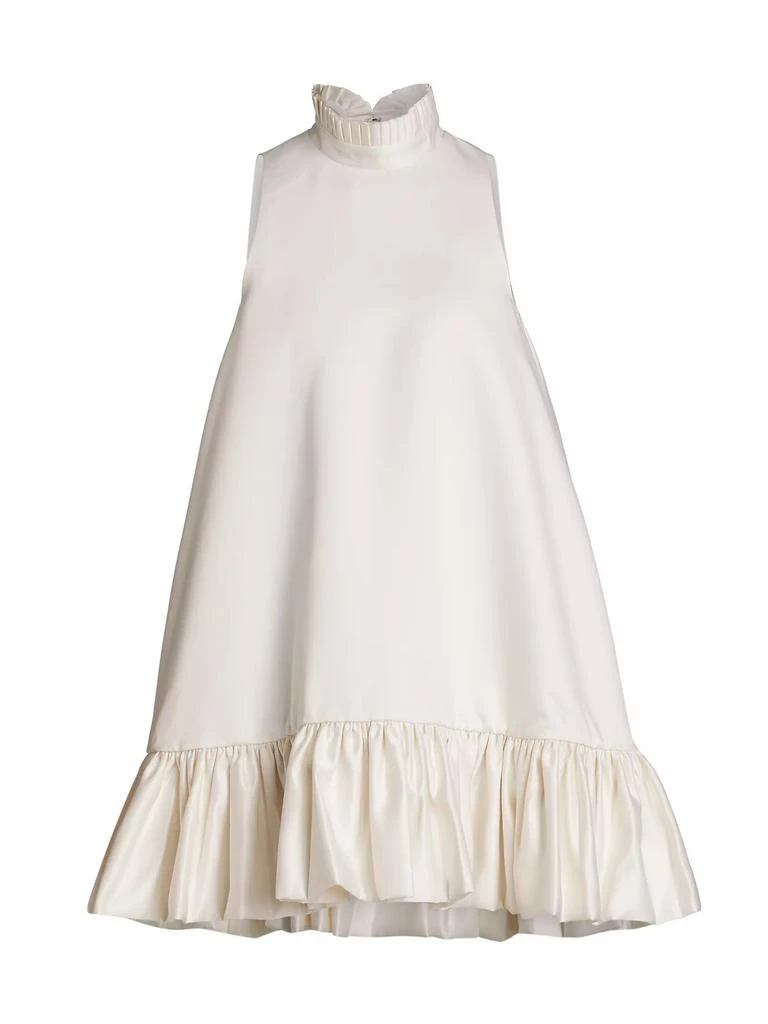 Azeeza Alcott Silk Trapeze Minidress 1