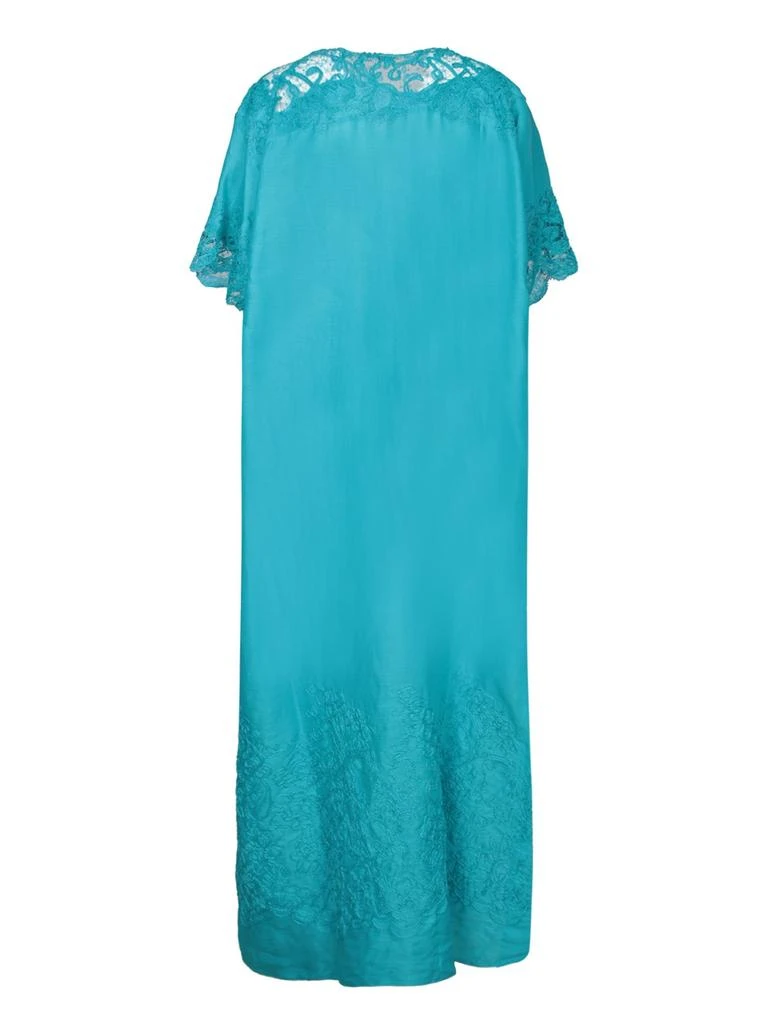 ERMANNO Ermanno Scervino Embroidered V-Neck Maxi Dress 2