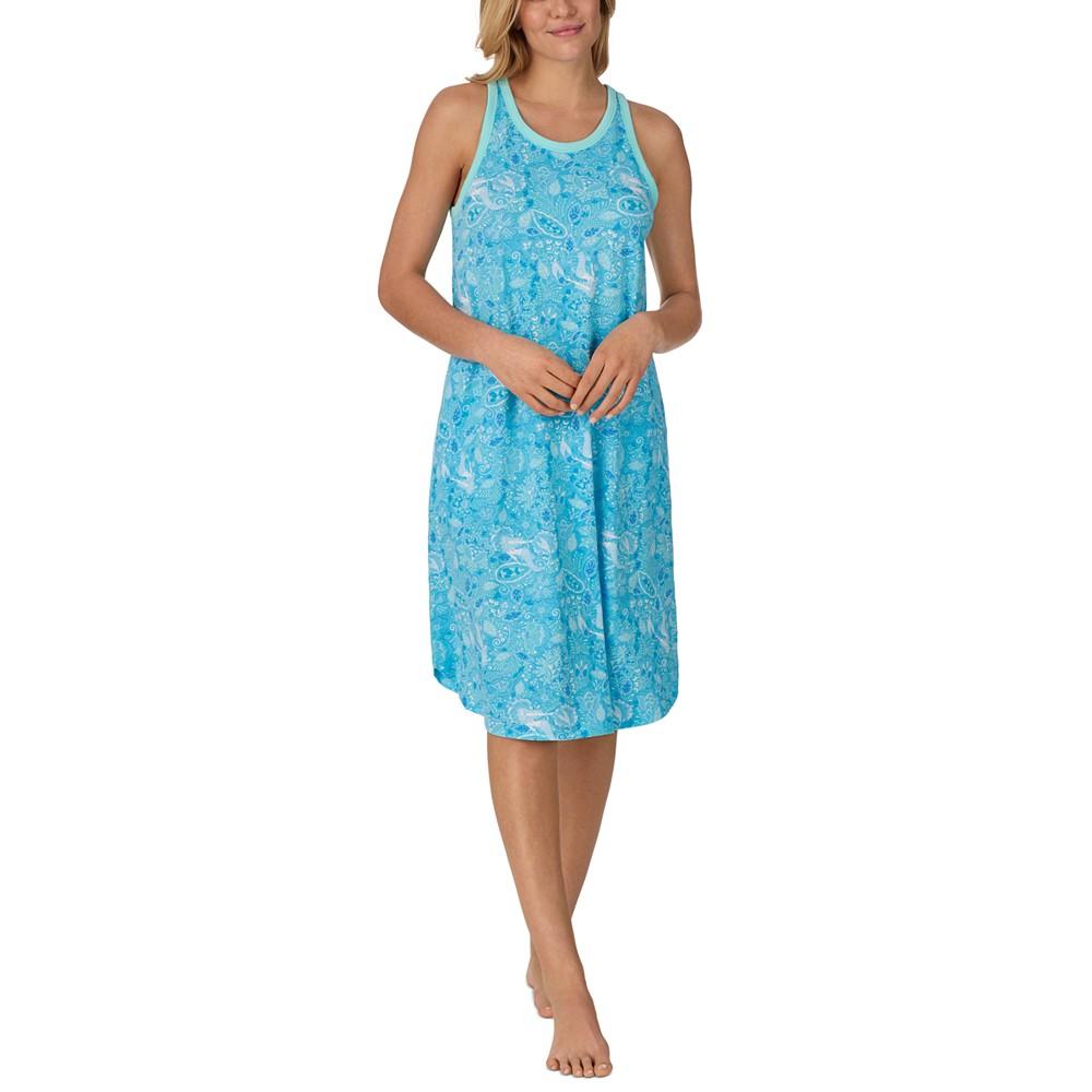 Cuddl Duds Women's Printed Sleeveless Nightgown