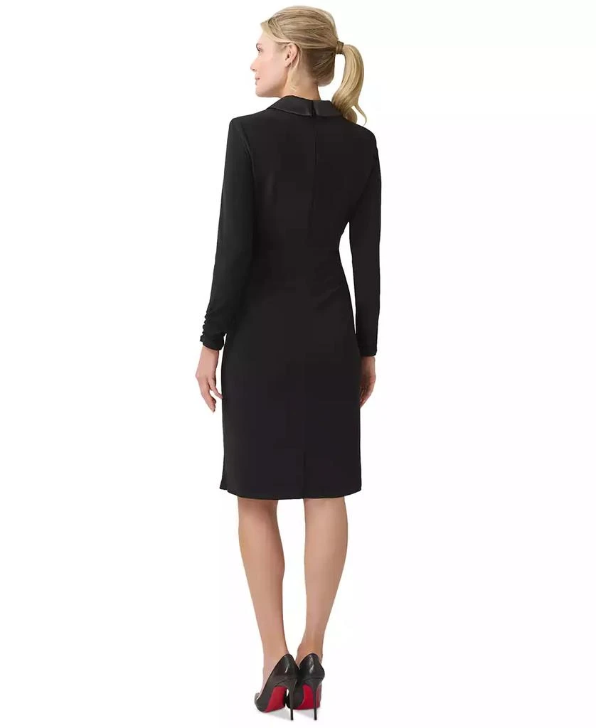 Adrianna Papell Women's Jersey Tuxedo Sheath Dress 2