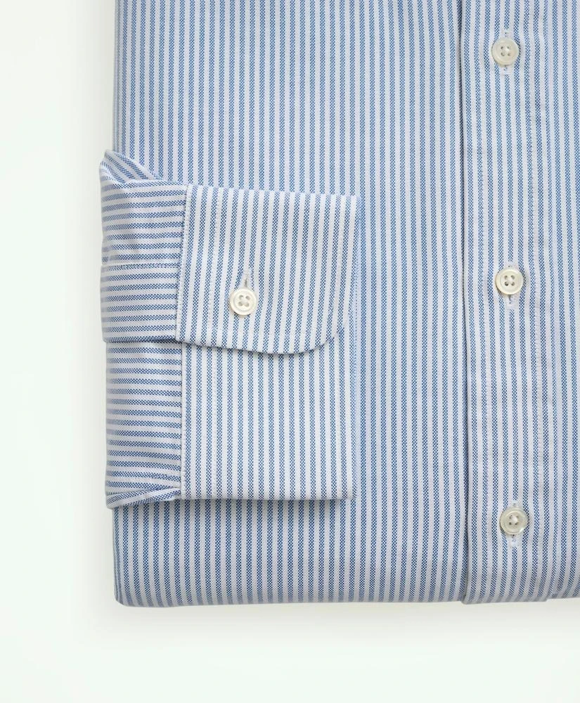 Brooks Brothers American-Made Oxford Cloth Button-Down Stripe Dress Shirt 4