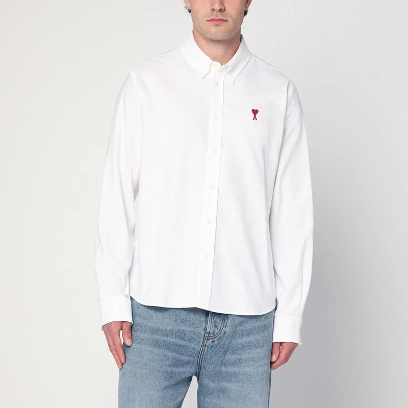 AMI White Ami de Coeur shirt 1