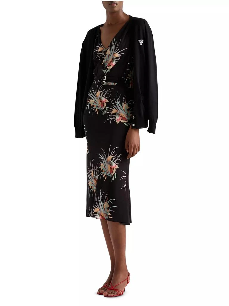 Prada Printed Sablé Dress 2