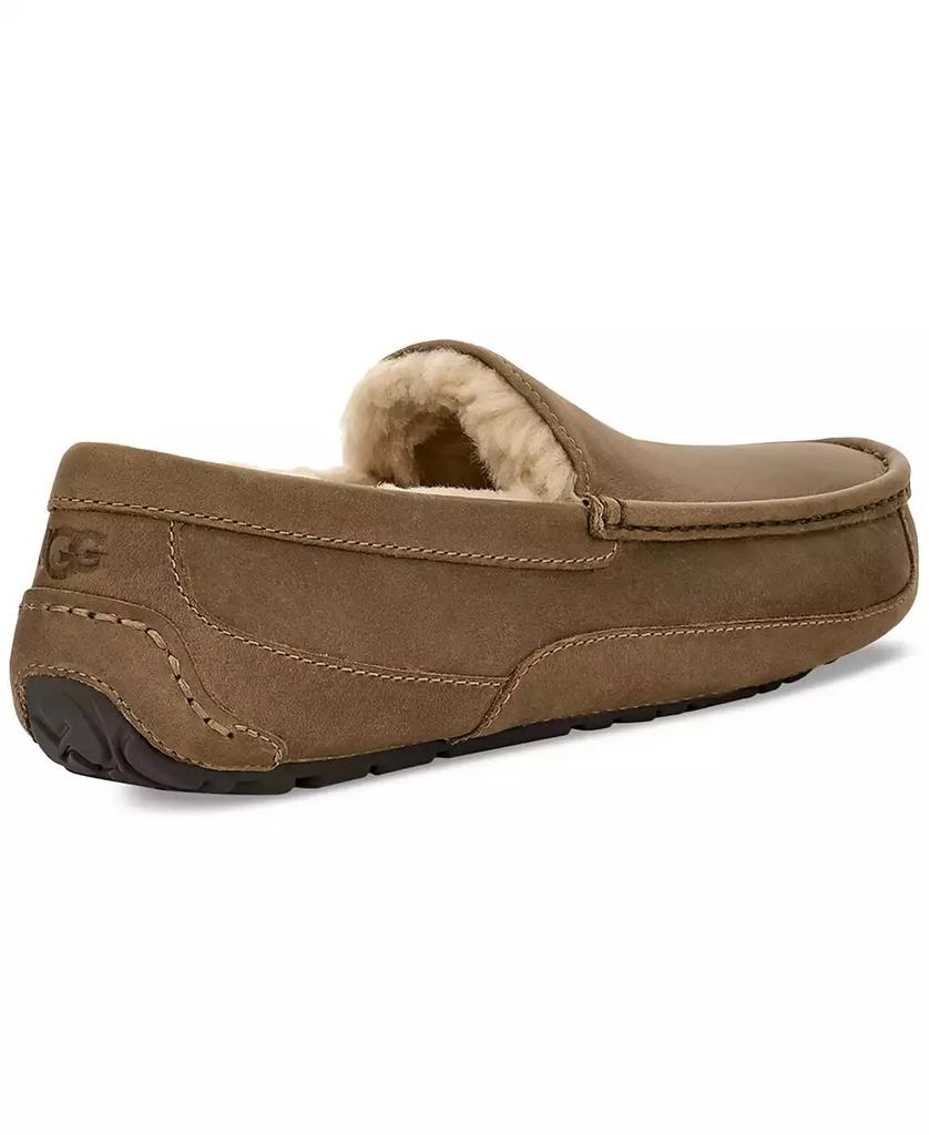 UGG Men's Ascot Leather Plush-Lined Slipper 4