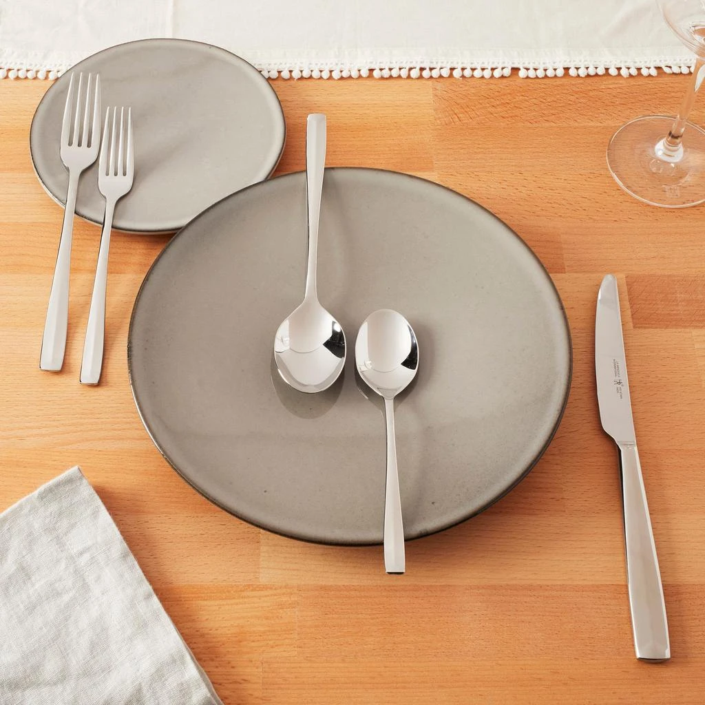 Henckels Lani Flatware Set, 65-Piece, Silver 2