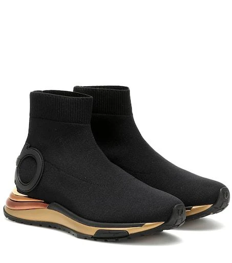 Salvatore Ferragamo Gardena sock sneakers 1