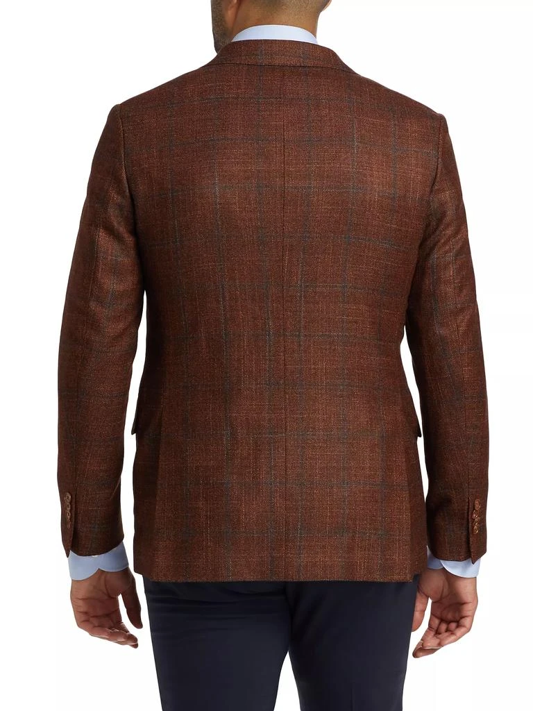 Saks Fifth Avenue COLLECTION Plaid Sport Coat 5