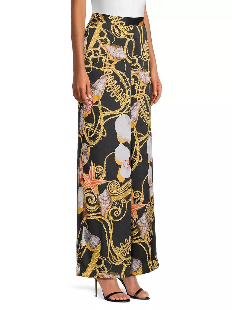 UNGARO Virginia Status Shell Print Pants 4
