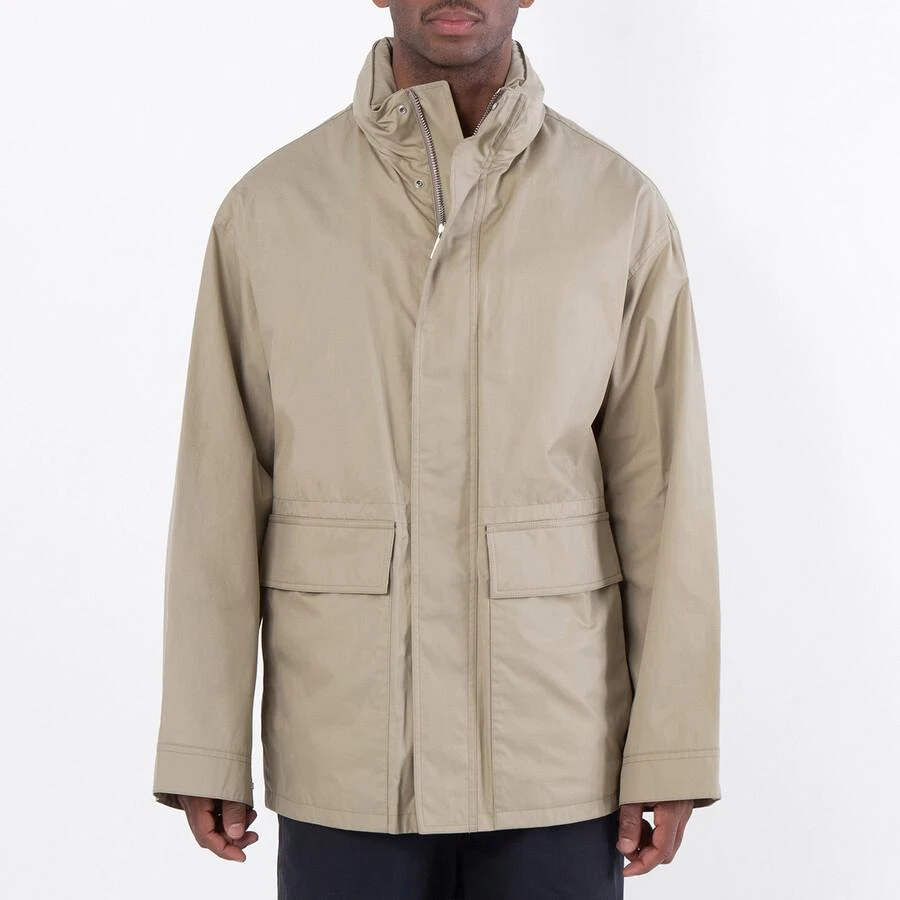 Burberry Burberry Ekd-Embroidered Cotton Parka, Size Small