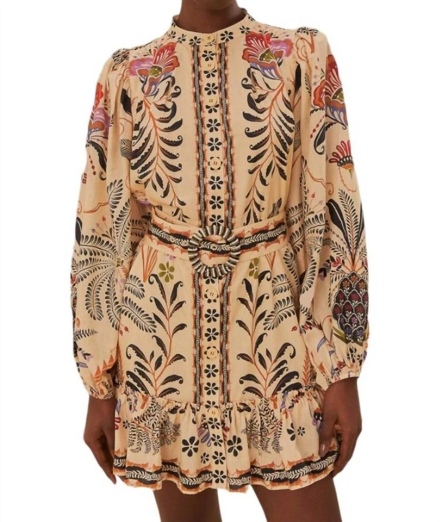 Farm Rio Farm Rio - Belted Mini Dress 1